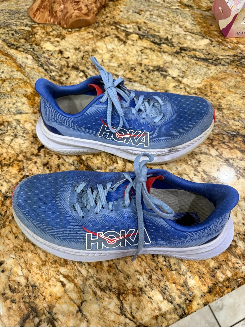 Hoka - Ladies Mach 6 periwinkle blueRunning Shoes ladies size 9